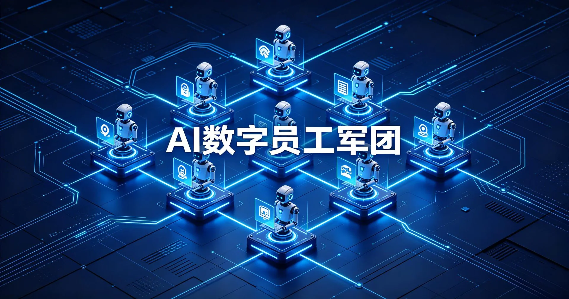 AI数字员工军团打造